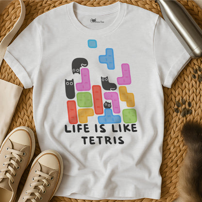 Funny Tetris Cat Shirt
