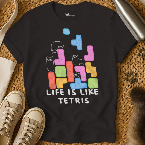 Funny Tetris Cat Shirt