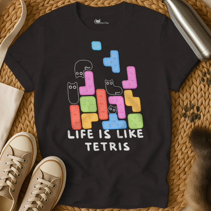 Funny Tetris Cat Shirt