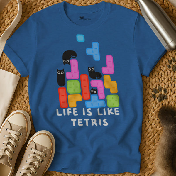 Funny Tetris Cat Shirt