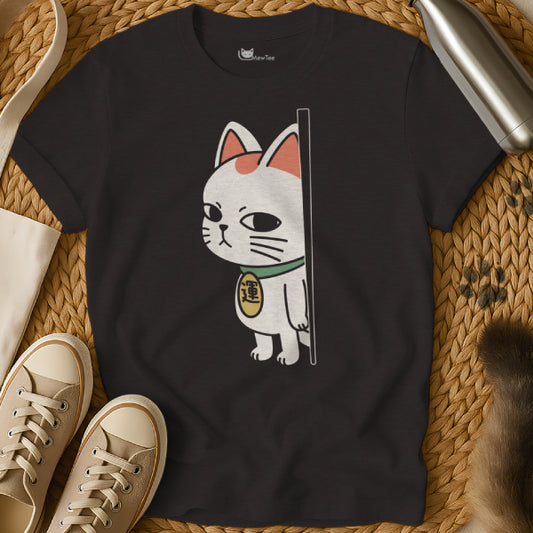 Peeking Lucky Cat Shirt