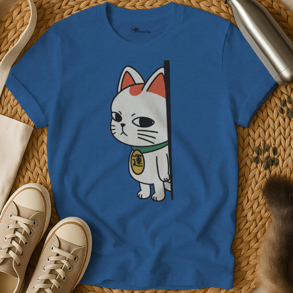 Peeking Lucky Cat Shirt