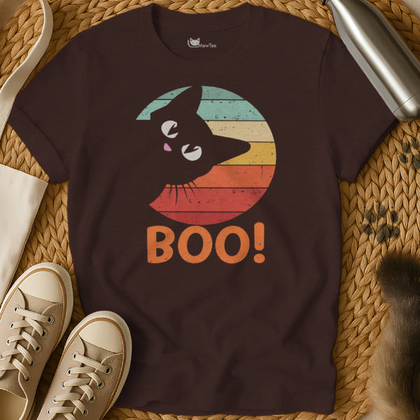 Retro Boo Cat Shirt