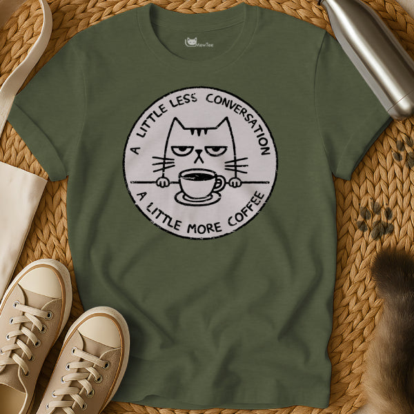 Sassy Morning Cat Tee