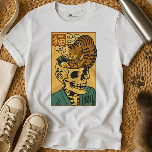 Ramen Skull Cat Shirt