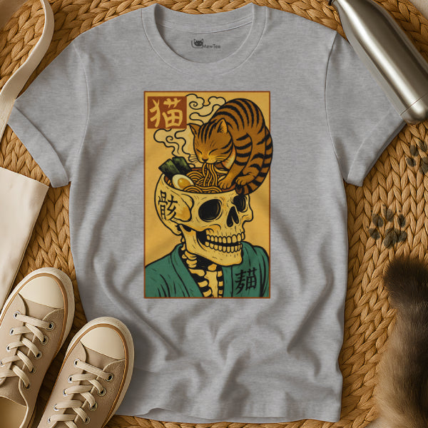 Ramen Skull Cat Shirt