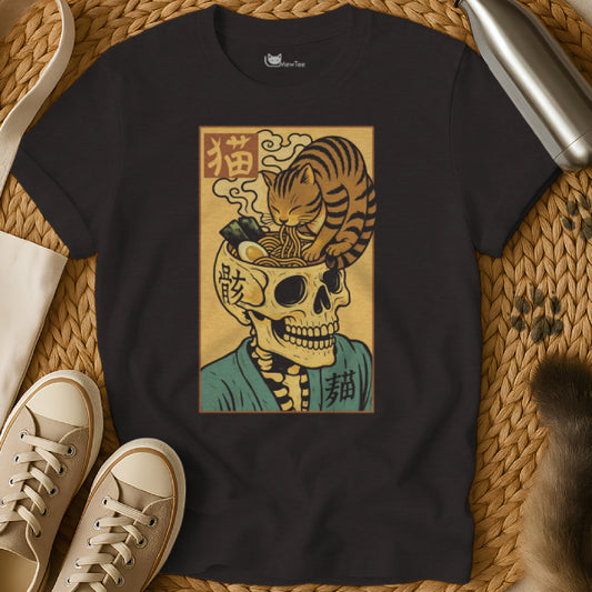 Ramen Skull Cat Shirt