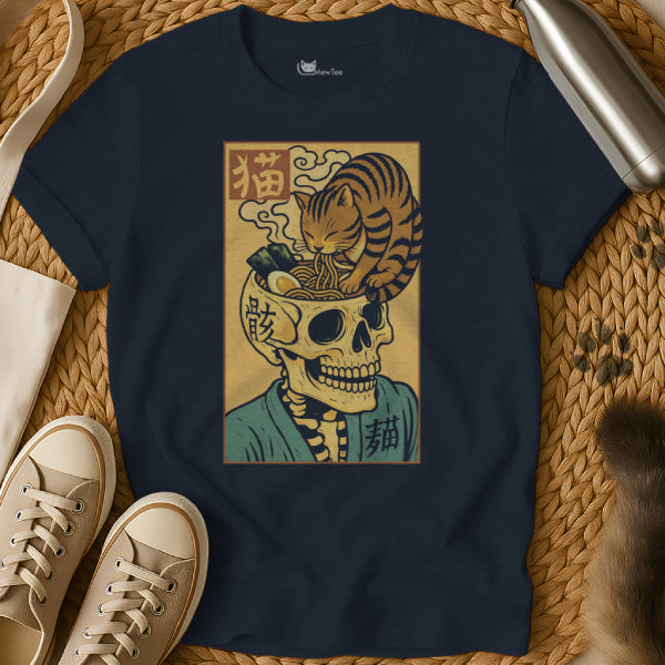 Ramen Skull Cat Shirt