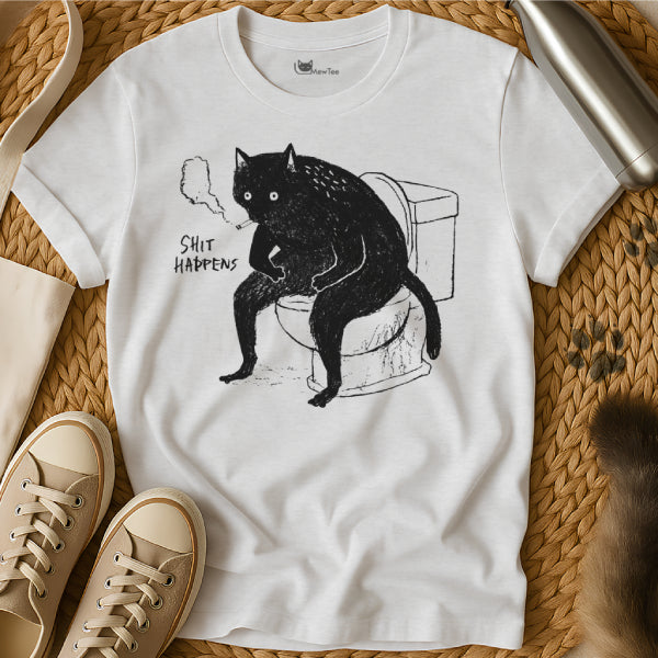 Shit Happens Cat Shirt