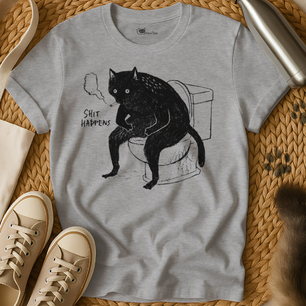 Shit Happens Cat Shirt