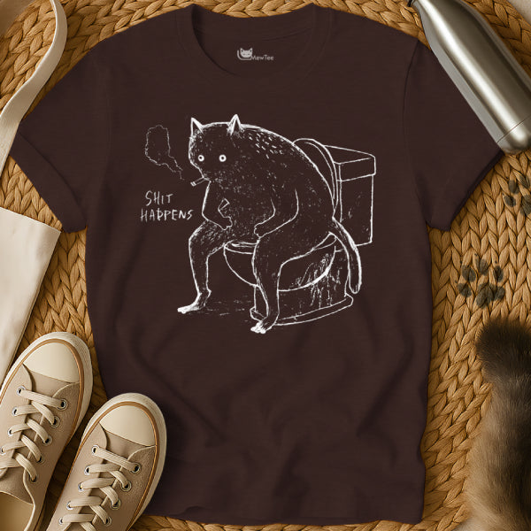 Shit Happens Cat Shirt