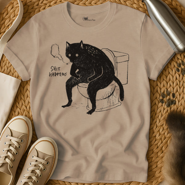 Shit Happens Cat Shirt