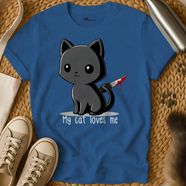 Psycho Cat Loves Me Tee