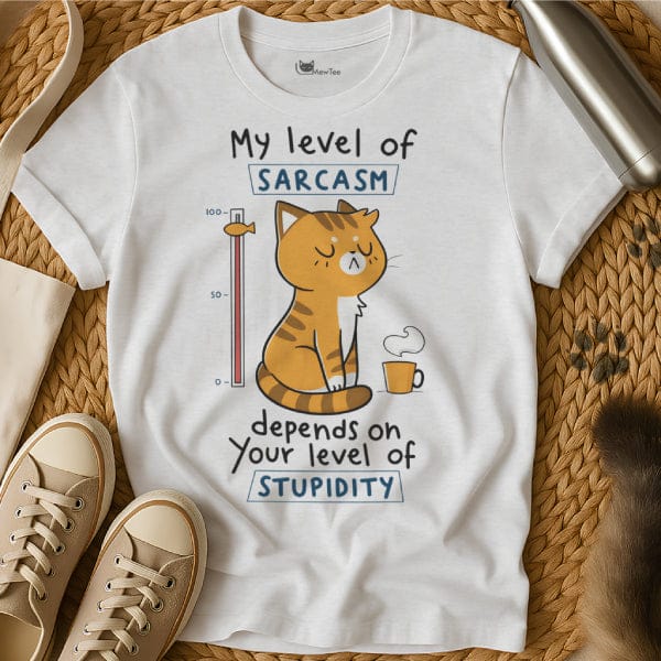 Sarcasm Level Cat Tee