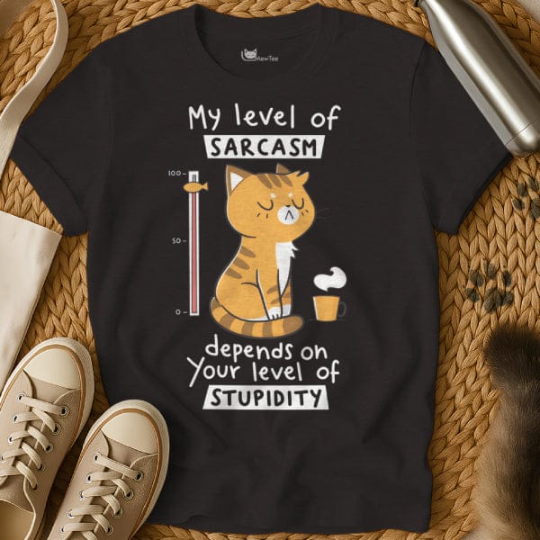 Sarcasm Level Cat Tee