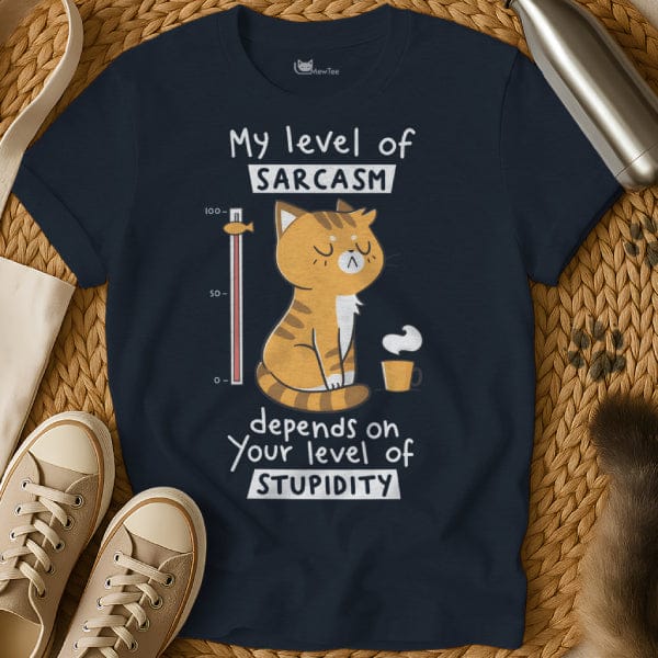 Sarcasm Level Cat Tee