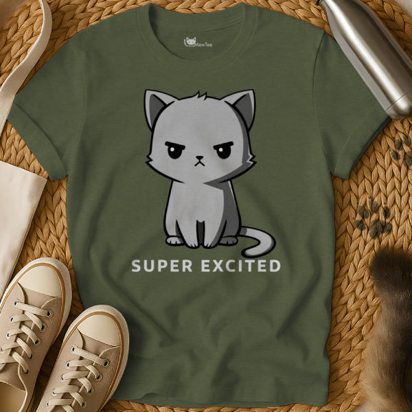 Super Excited Cat Shirt