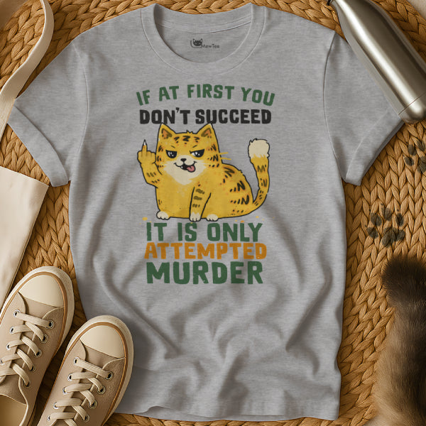 Attempted Murder Cat Shirt