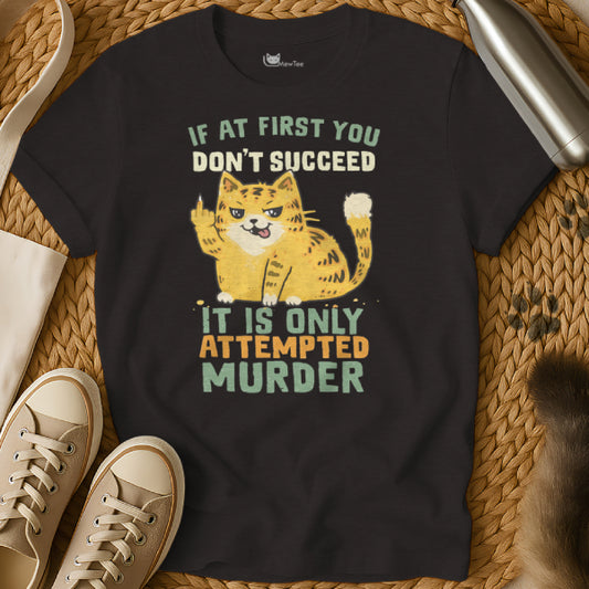 Attempted Murder Cat Shirt