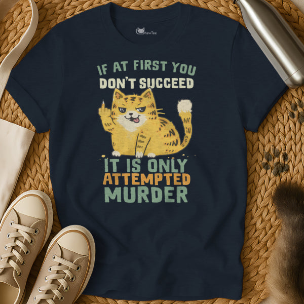 Attempted Murder Cat Shirt