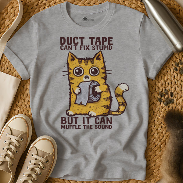 Funny Cat Duct Tape Tee