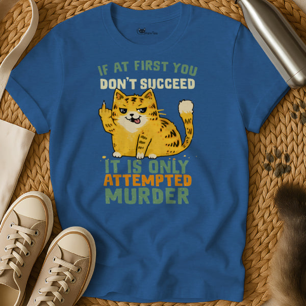 Attempted Murder Cat Shirt