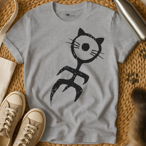 Tribal Cat Silhouette Shirt