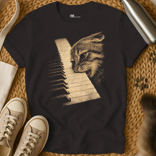 Funny Musician Cat Tee