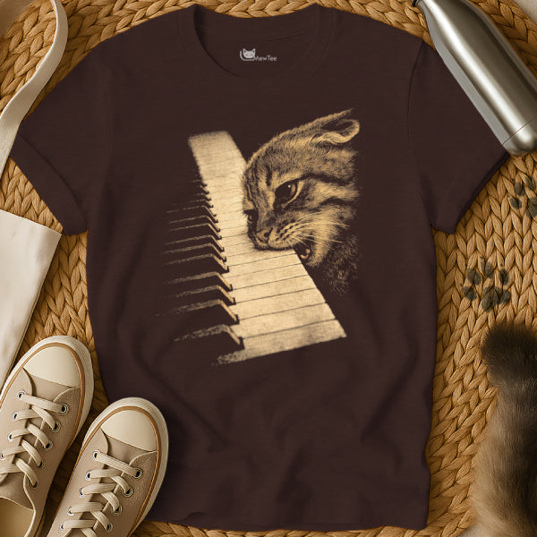 Funny Musician Cat Tee