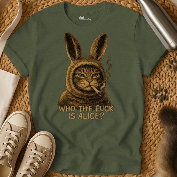 Who The Fuck Is Alice Cat Shirt
