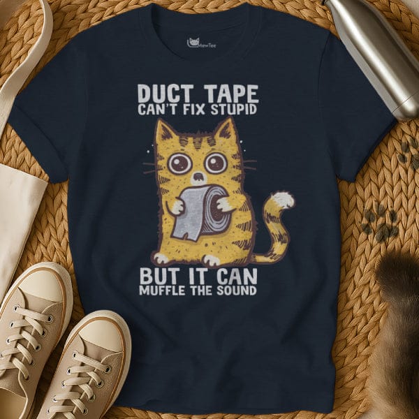 Funny Cat Duct Tape Tee