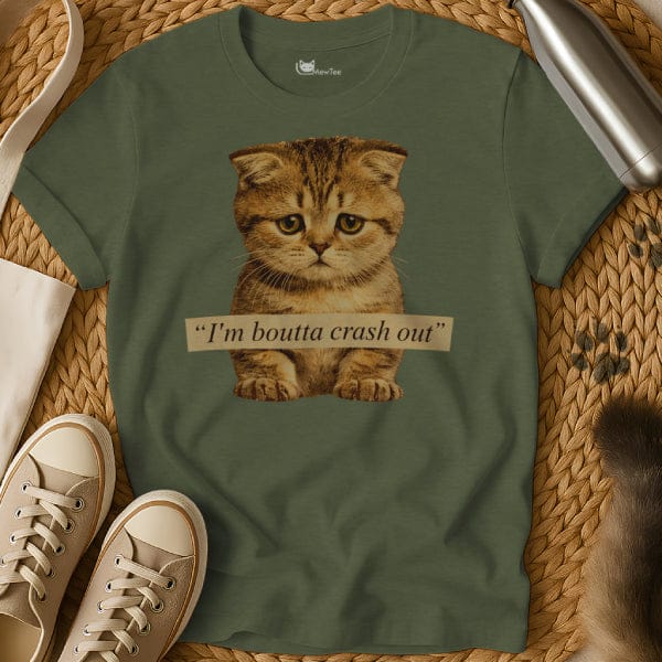 Crash Out Cat Shirt