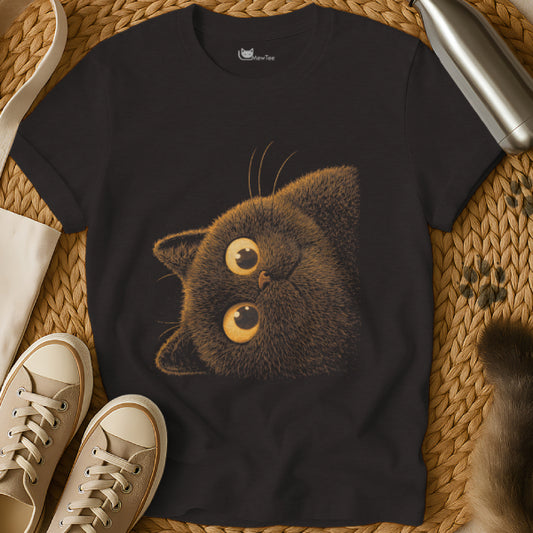 Fluffy Black Cat Tee