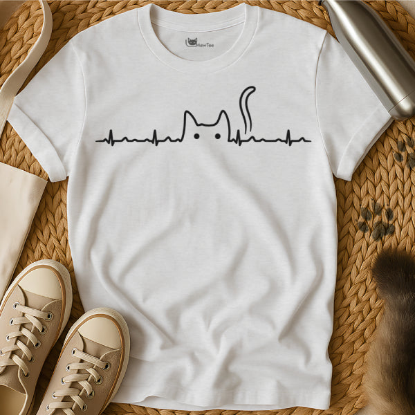Cat Heartbeat Shirt