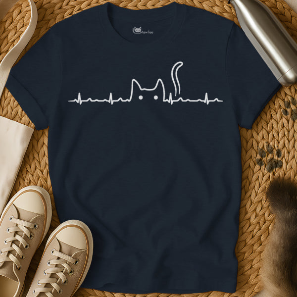 Cat Heartbeat Shirt