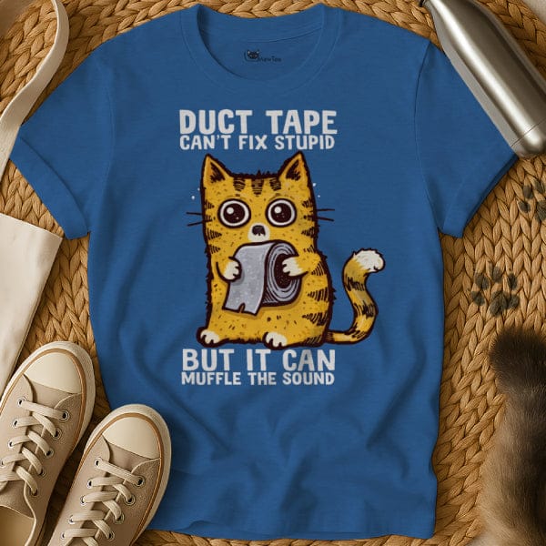 Funny Cat Duct Tape Tee