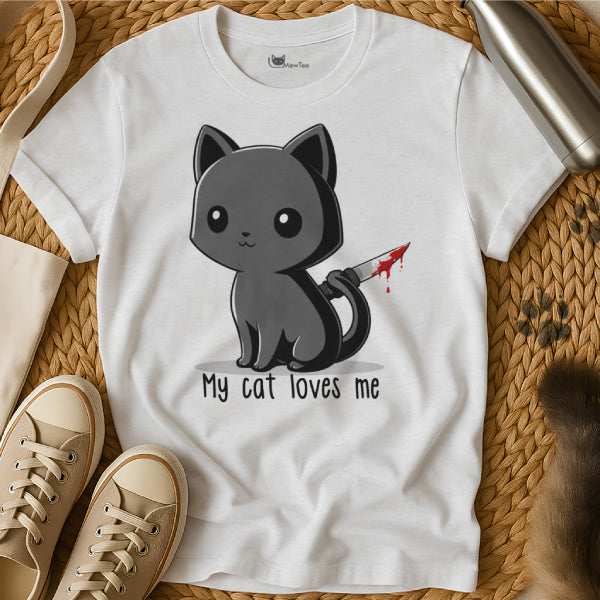 Psycho Cat Loves Me Tee