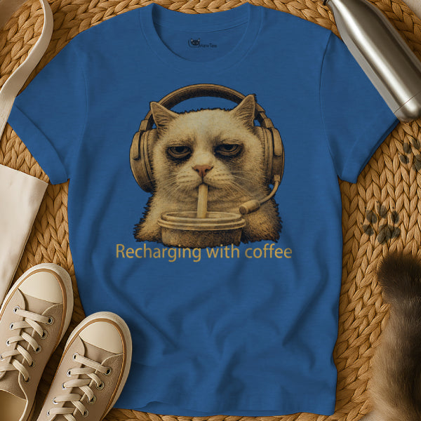 Funny Gamer Cat Tee