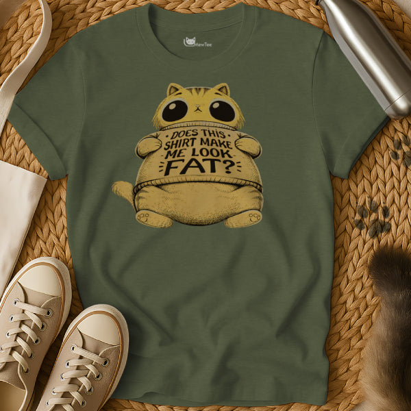 Funny Fat Cat Tee
