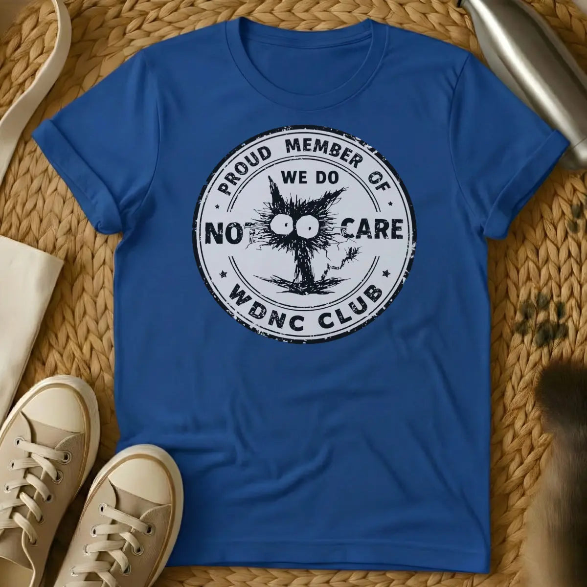 WDNC Club Shirt - Blue Cat T-Shirt