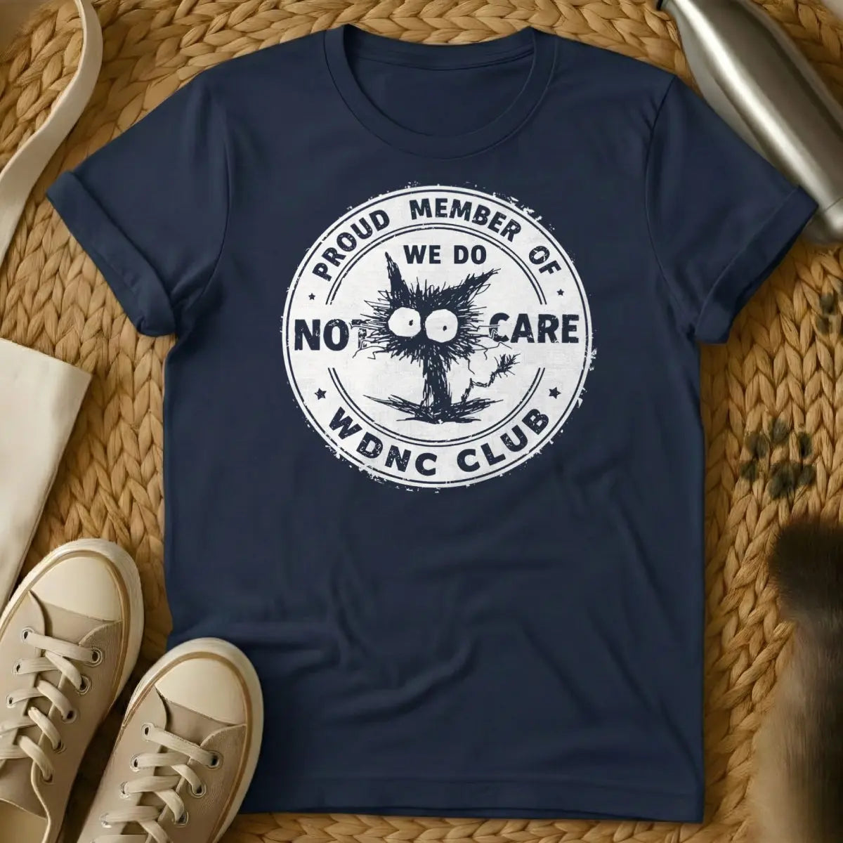 WDNC Club Shirt - Navy Cat T-Shirt