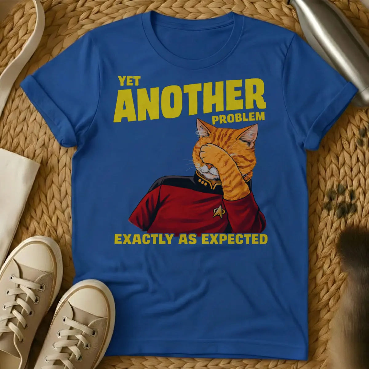 Star Trek Cat Parody Shirt - Blue Cat T-Shirt