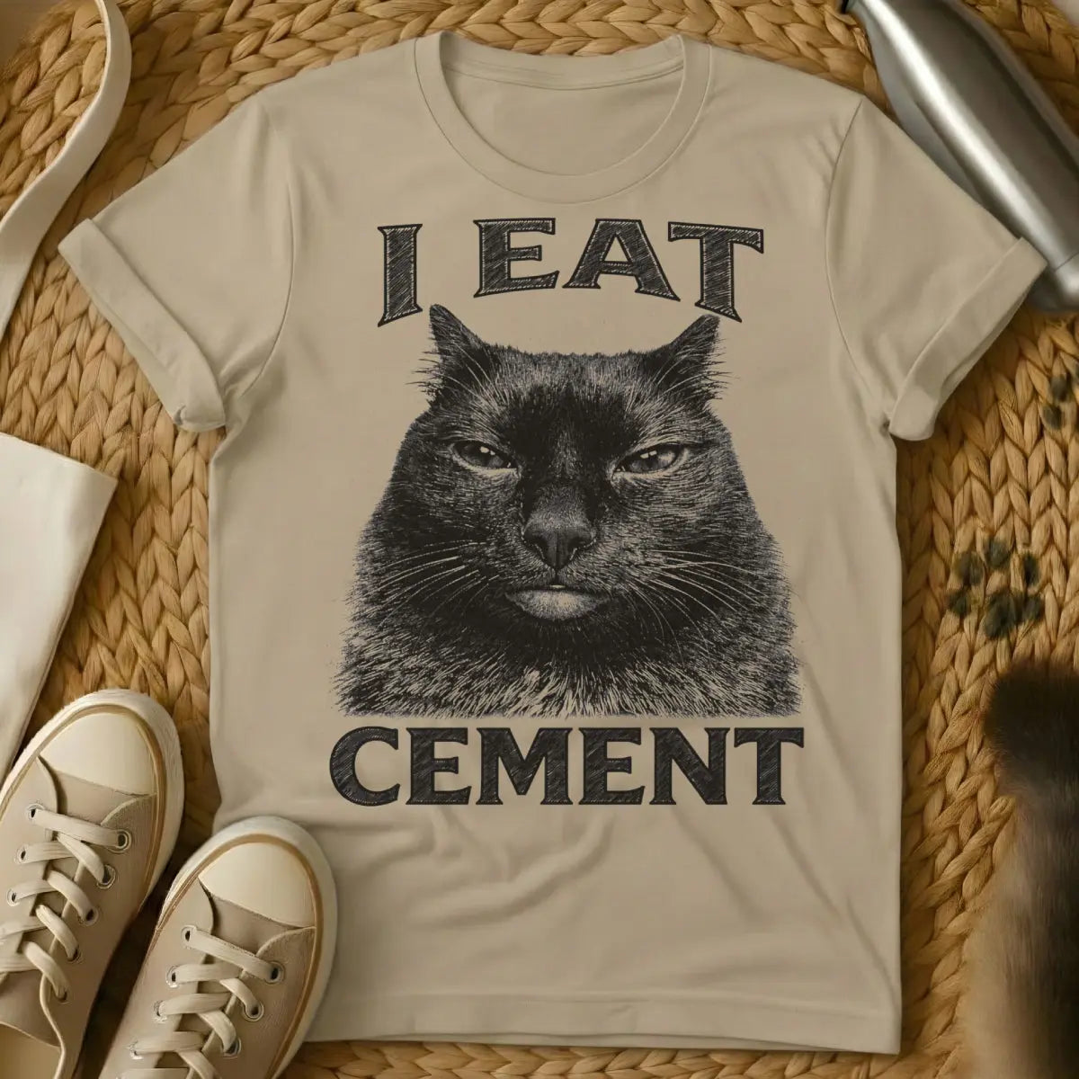 Void Cat Shirt - Sand Cat T-Shirt