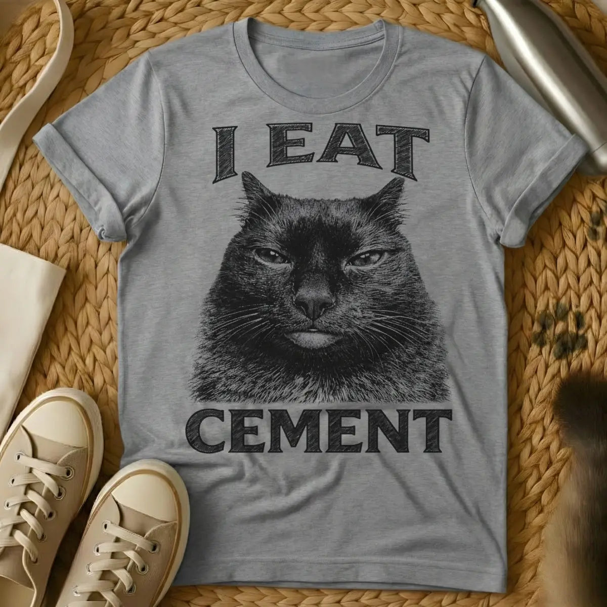 Void Cat Shirt - Gray Cat T-Shirt