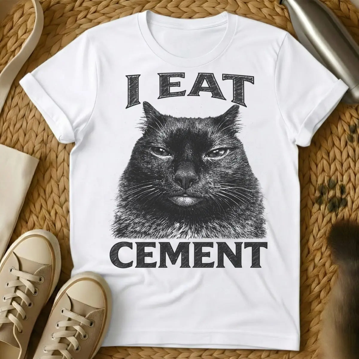 Void Cat Shirt - White Cat T-Shirt