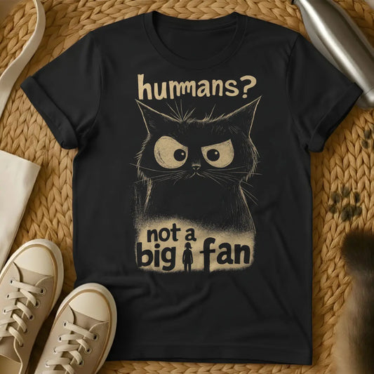 Humans Shirt - Black Cat T-Shirt