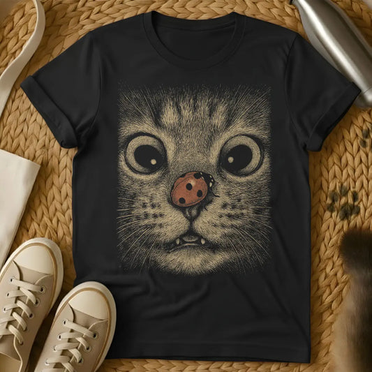 Ladybug Shirt - Black Cat T-Shirt