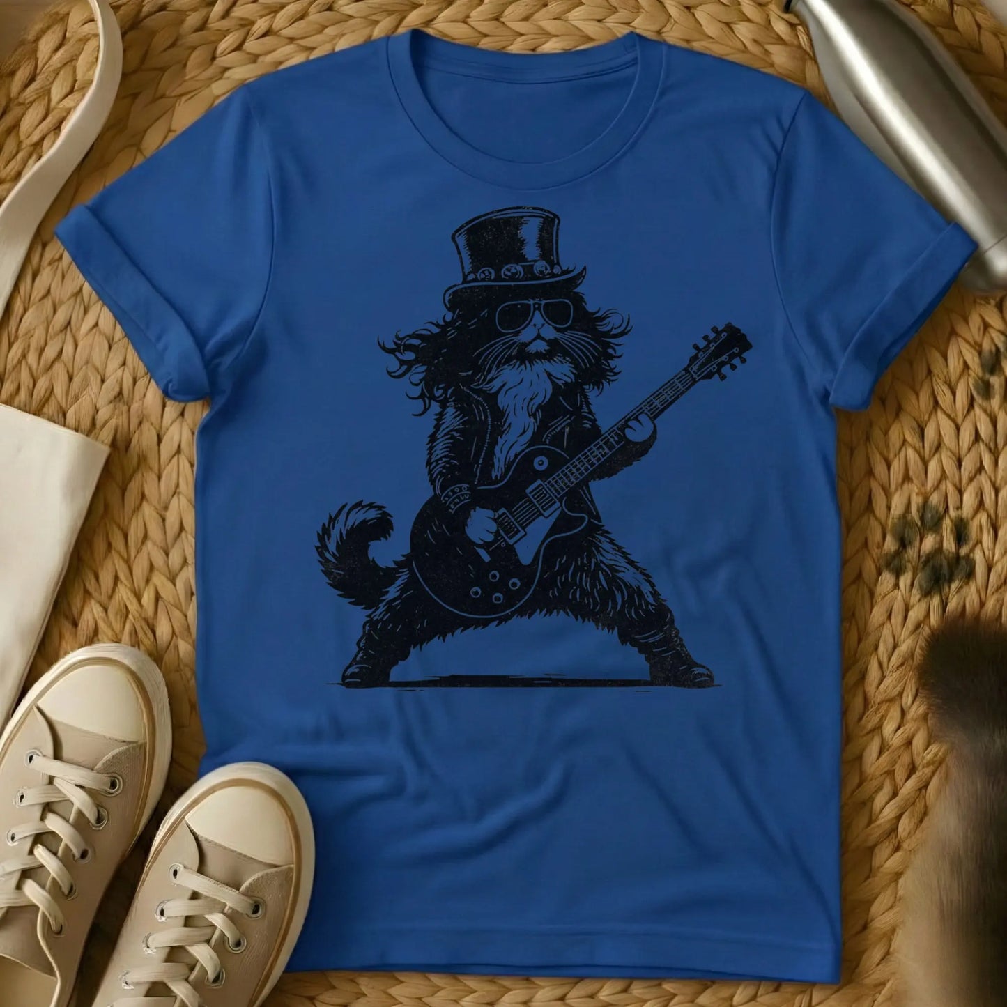 Slash Shirt - Blue Cat T-Shirt