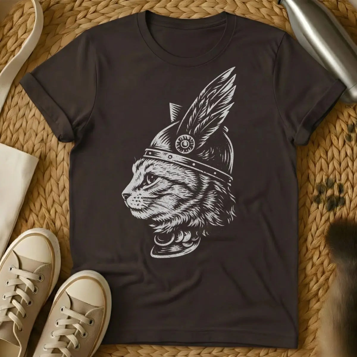Roman Cat Shirt - Dark Chocolate Cat T-Shirt