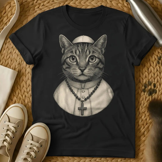 Pope Tee - Black Cat T-Shirt